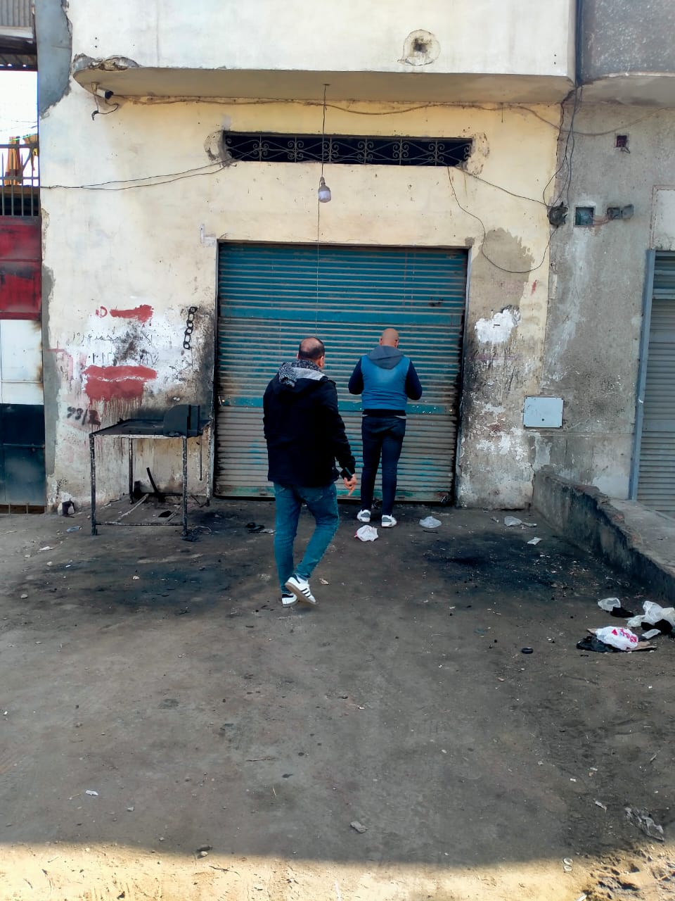 جانب من غلق الورش،فيتو