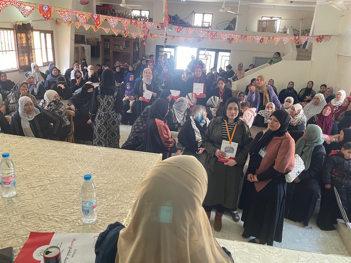 جانب من أنشطة تضامن الإسماعيلية، فيتو