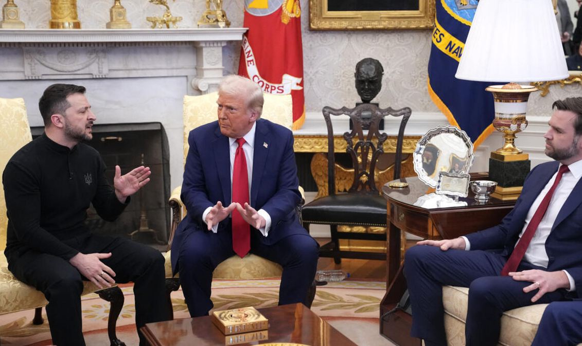 ترامب وزيلينسكي، فيتو