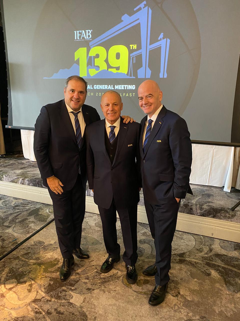 أبو ريدة مع إنفانتينو، فيتو