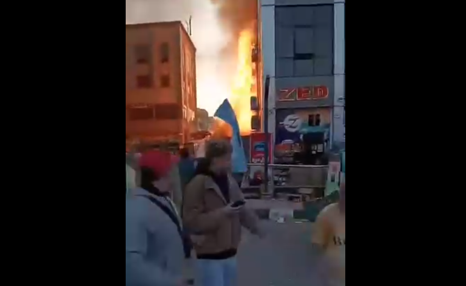 حريق هائل بالشروق، فيتو