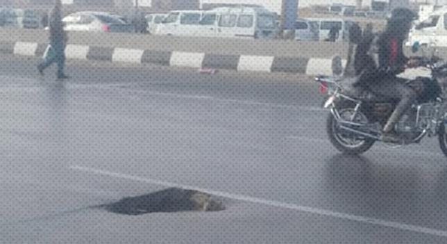 هبوطا أرضيا مفاجئا بالقليوبية،فيتو