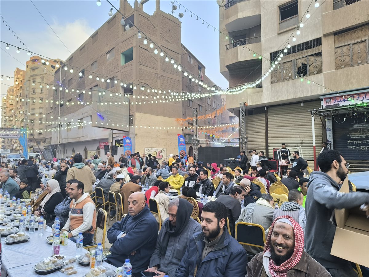 اكبر مائدة افطار بالقليوبية،فيتو