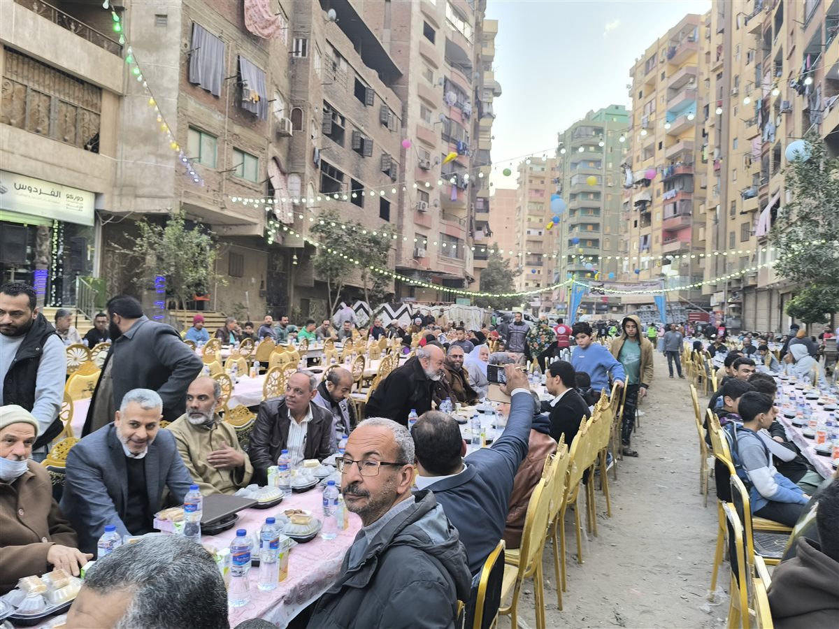 اكبر مائدة افطار بالقليوبية،فيتو