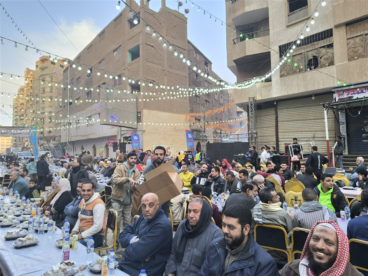 اكبر مائدة افطار بالقليوبية،فيتو