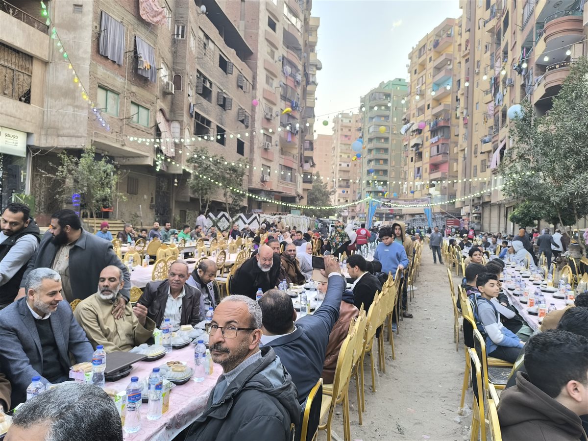 اكبر مائدة افطار بالقليوبية،فيتو