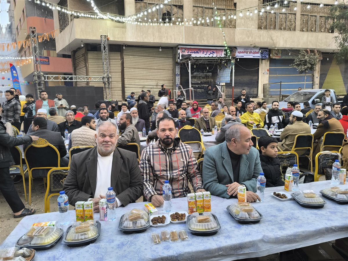 اكبر مائدة افطار بالقليوبية،فيتو