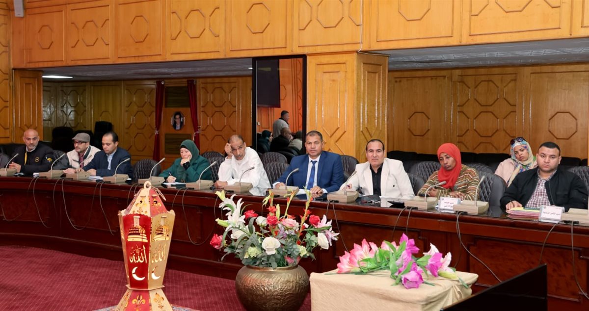 جانب من الاجتماع،فيتو