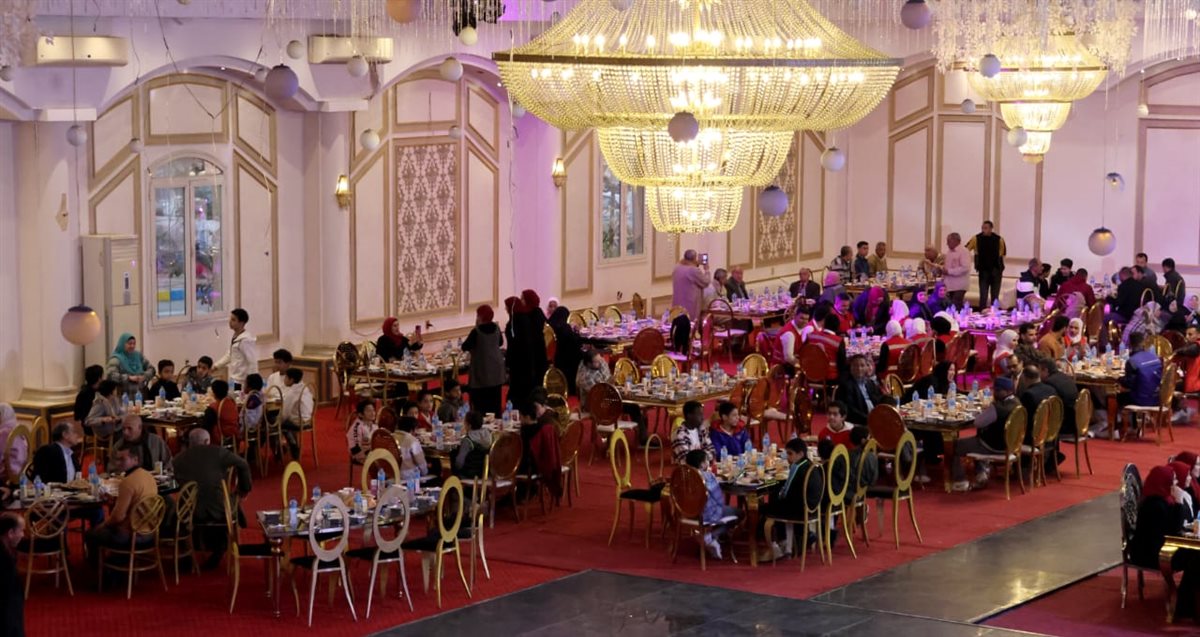 جانب من حفل الافطار،فيتو