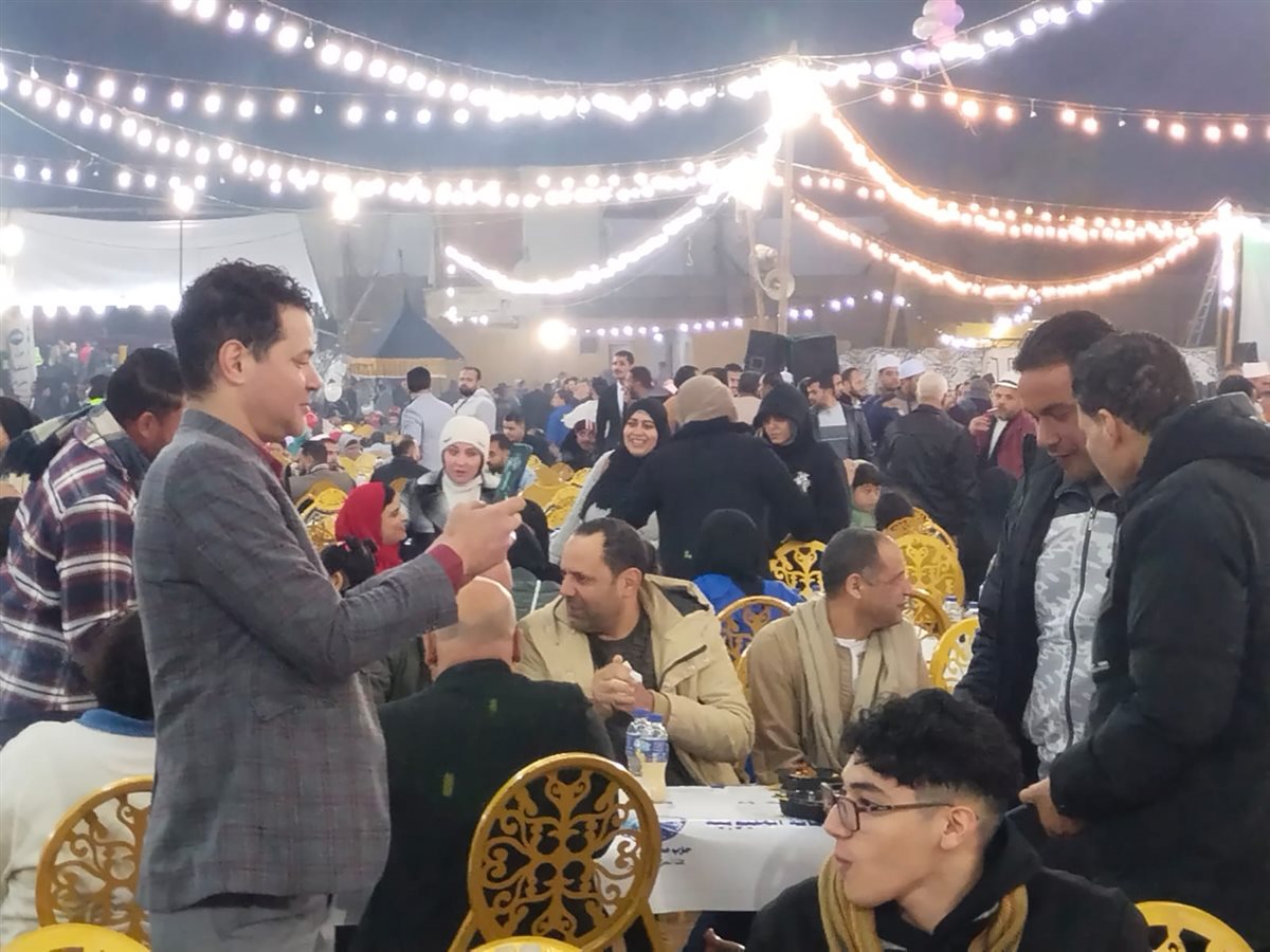 اكبر مائدة افطار بشبرا الخيمة  ،فيتو