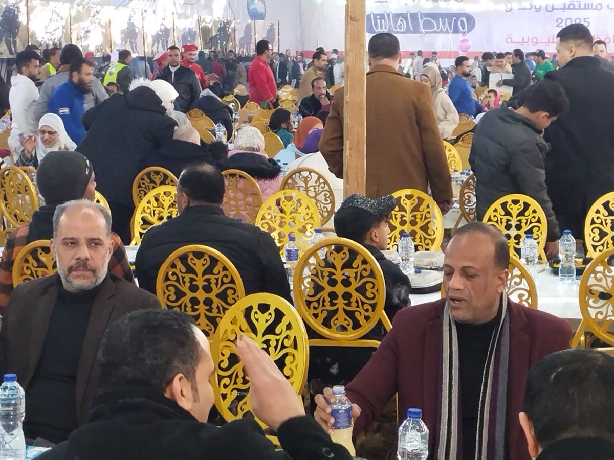 اكبر مائدة افطار بشبرا الخيمة  ،فيتو