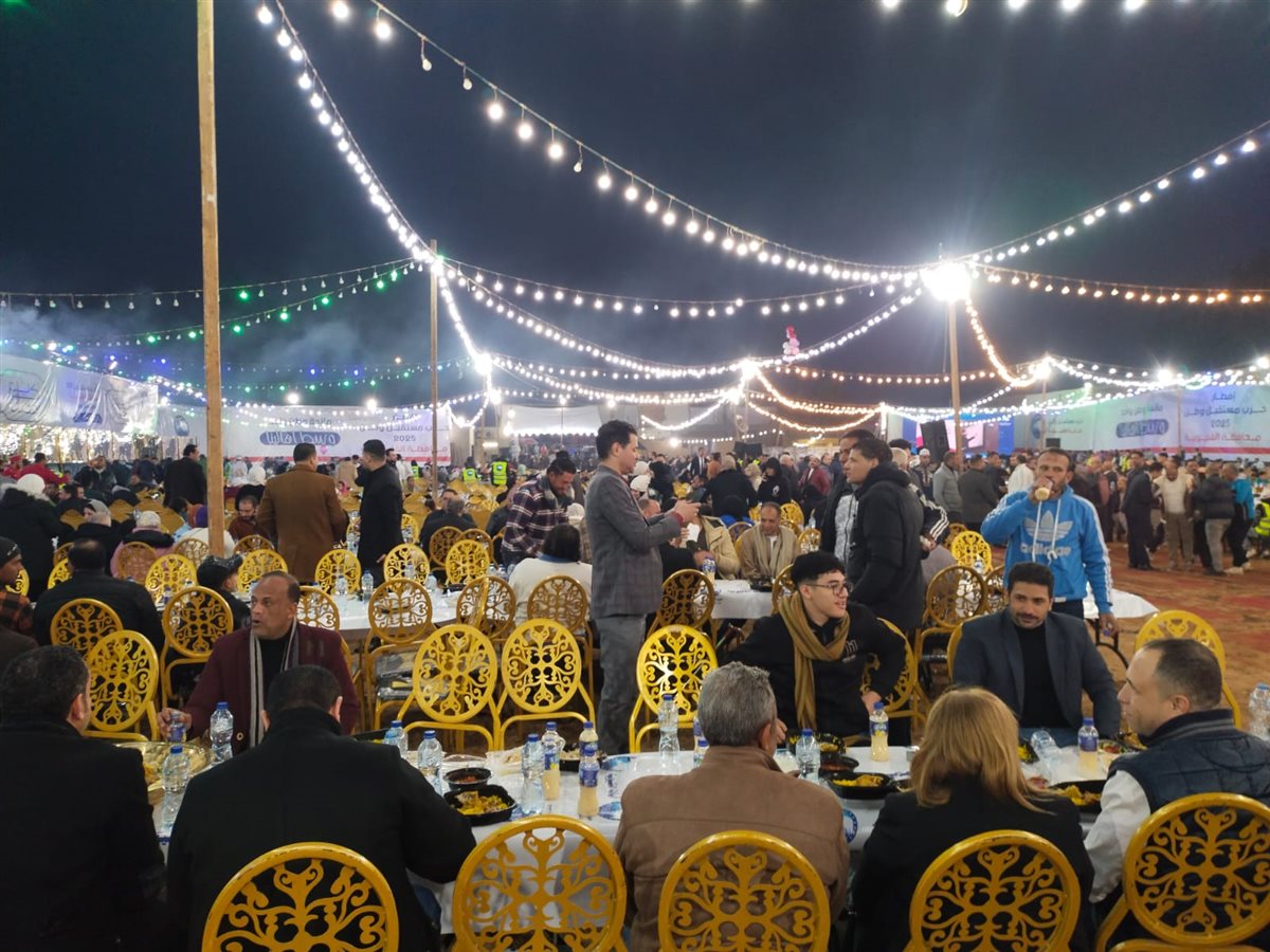 اكبر مائدة افطار بشبرا الخيمة  ،فيتو