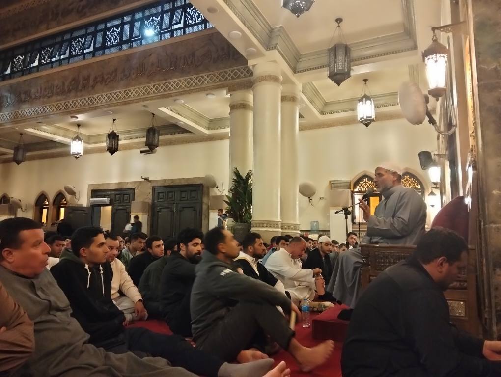 درس الظهر بالمسجد الكبير ببني سويف