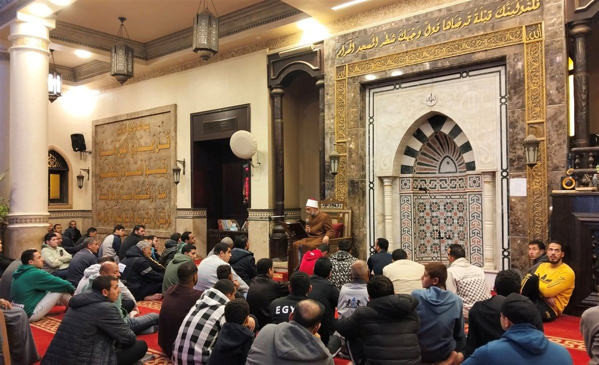 درس العصر بالمسجد الكبير ببني سويف