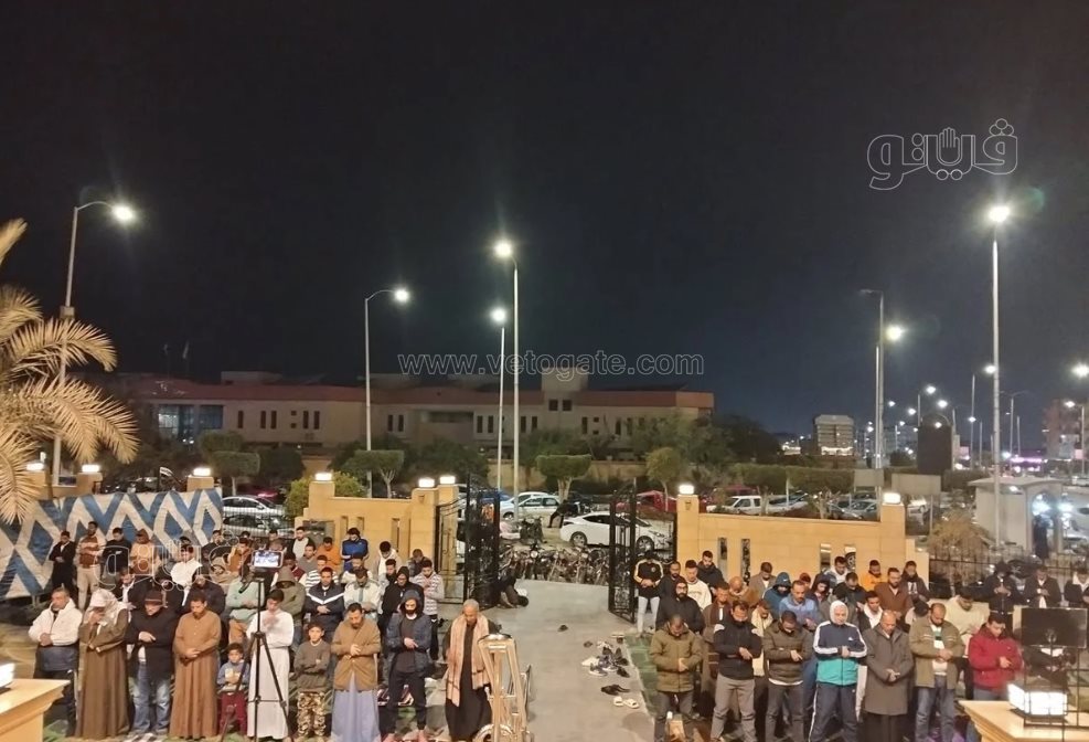 صلاة التراويح بالمسجد الكبير ببني سويف