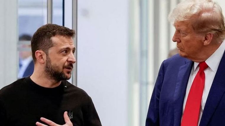 ترامب وزيلينسكي، فيتو