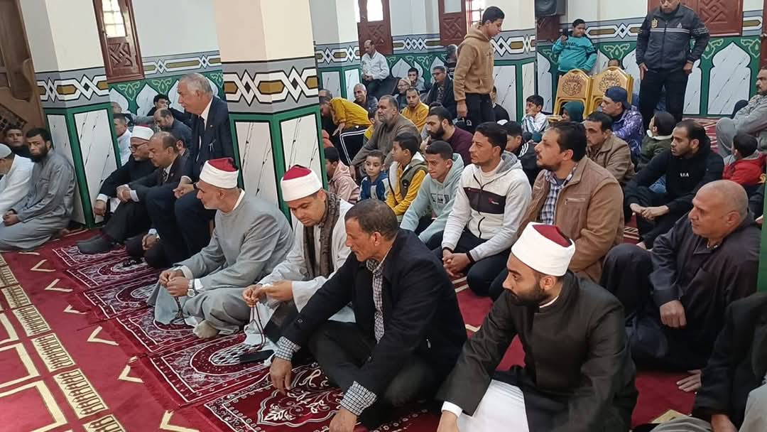 إفتتاح مسجد الشهداء بكفر المنازلة بمركز كفر سعد