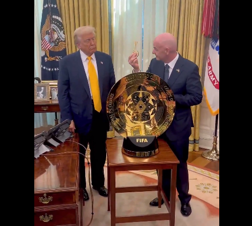 مفتاح كأس العالم للأندية يثير دهشة ترامب، فيتو