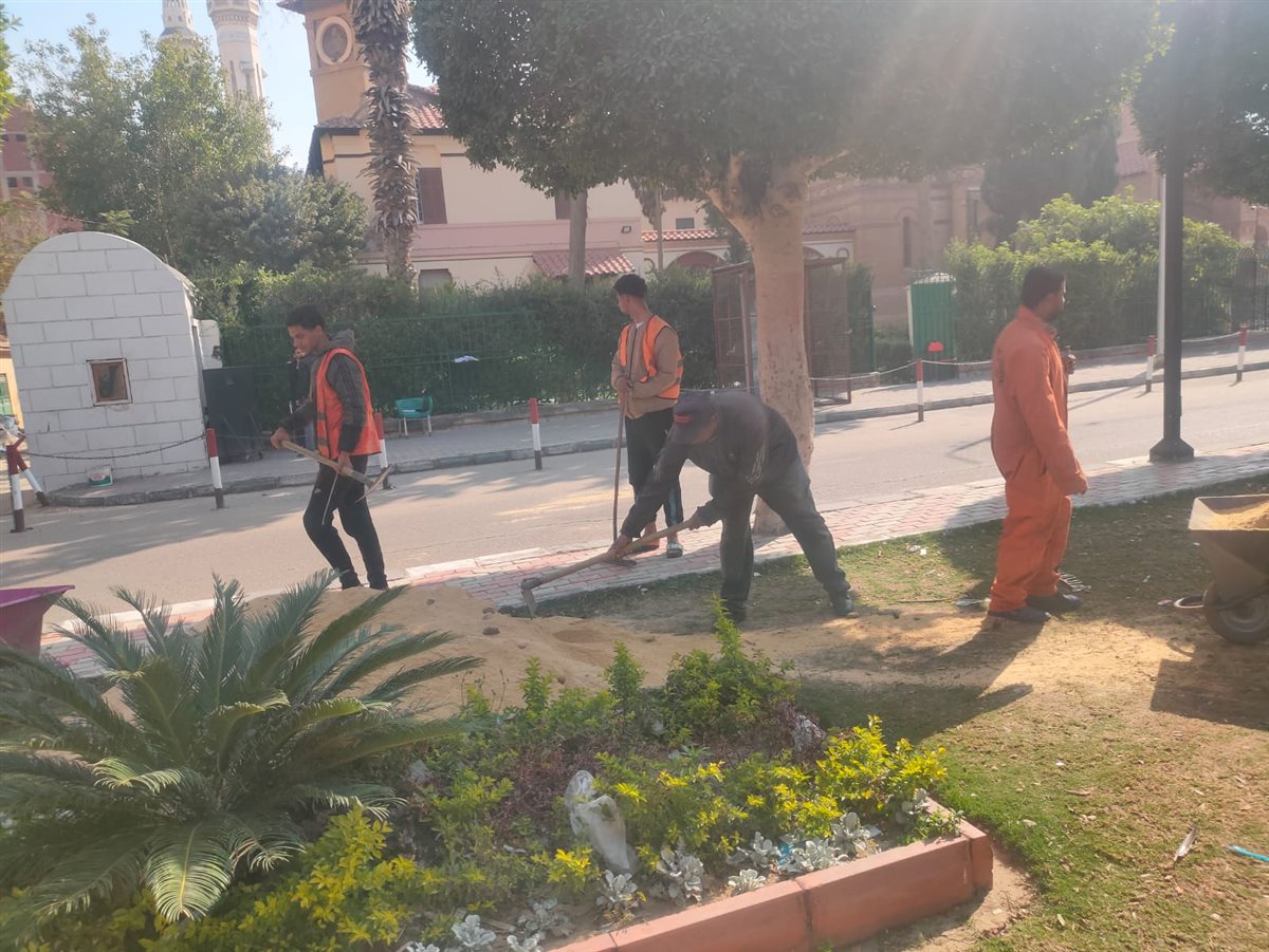 جانب من أعمال التجميل،فيتو