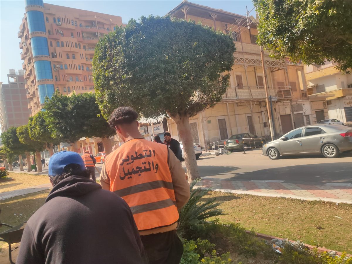 جانب من أعمال التجميل،فيتو