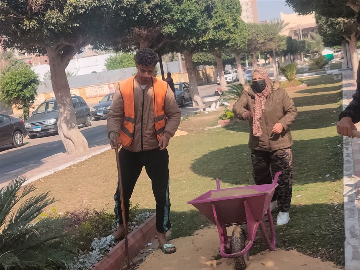 جانب من أعمال التجميل،فيتو