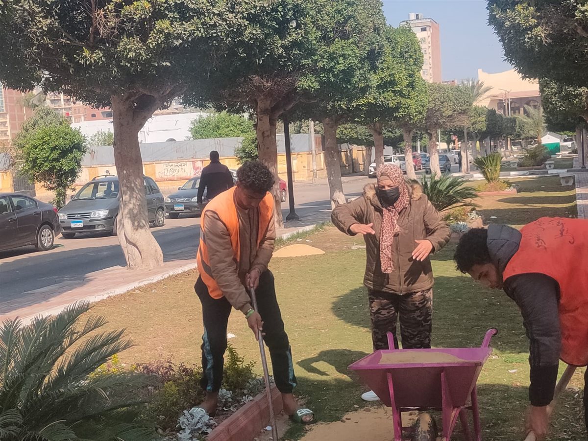 جانب من أعمال التجميل،فيتو