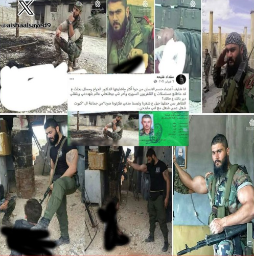 مقداد فتيحة أثناء تعذيب معارضي بشار الأسد، فيتو