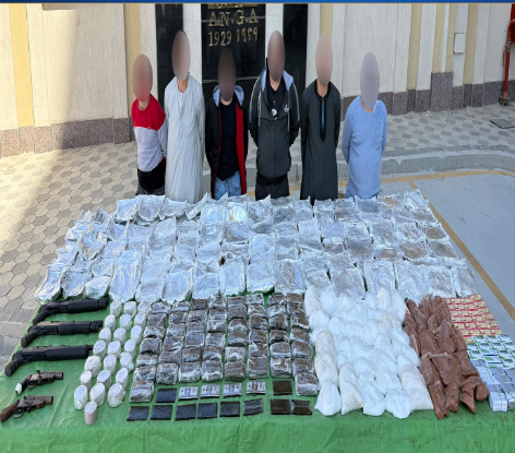 بقيمة 59 مليون جنيه.. سقوط تشكيل عصابى لجلب المخدرات فى القناطر الخيرية