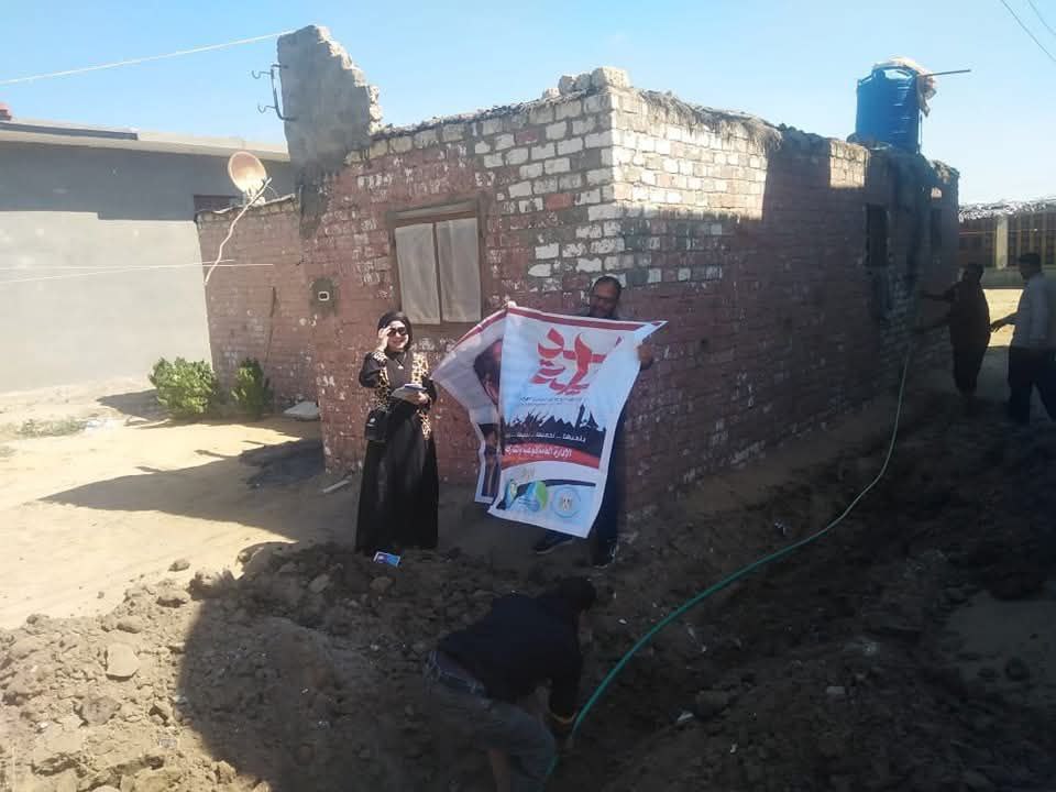 توصيل المياة مجانى بالحسينية -فيتو