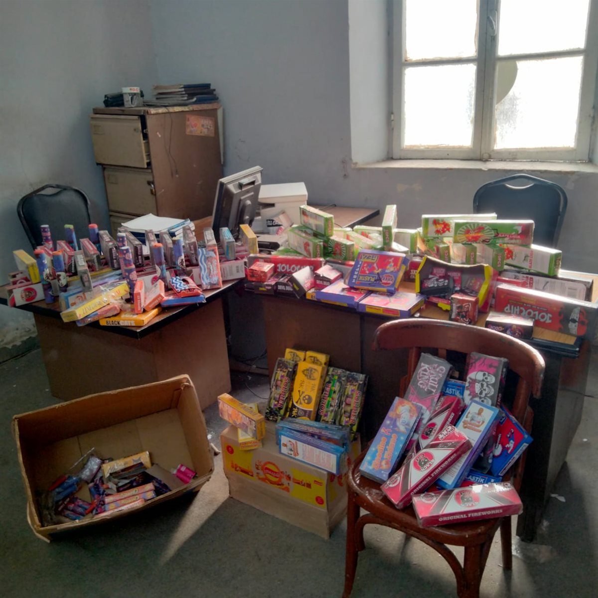 جانب من المضبوطات خلال الحملات،فيتو