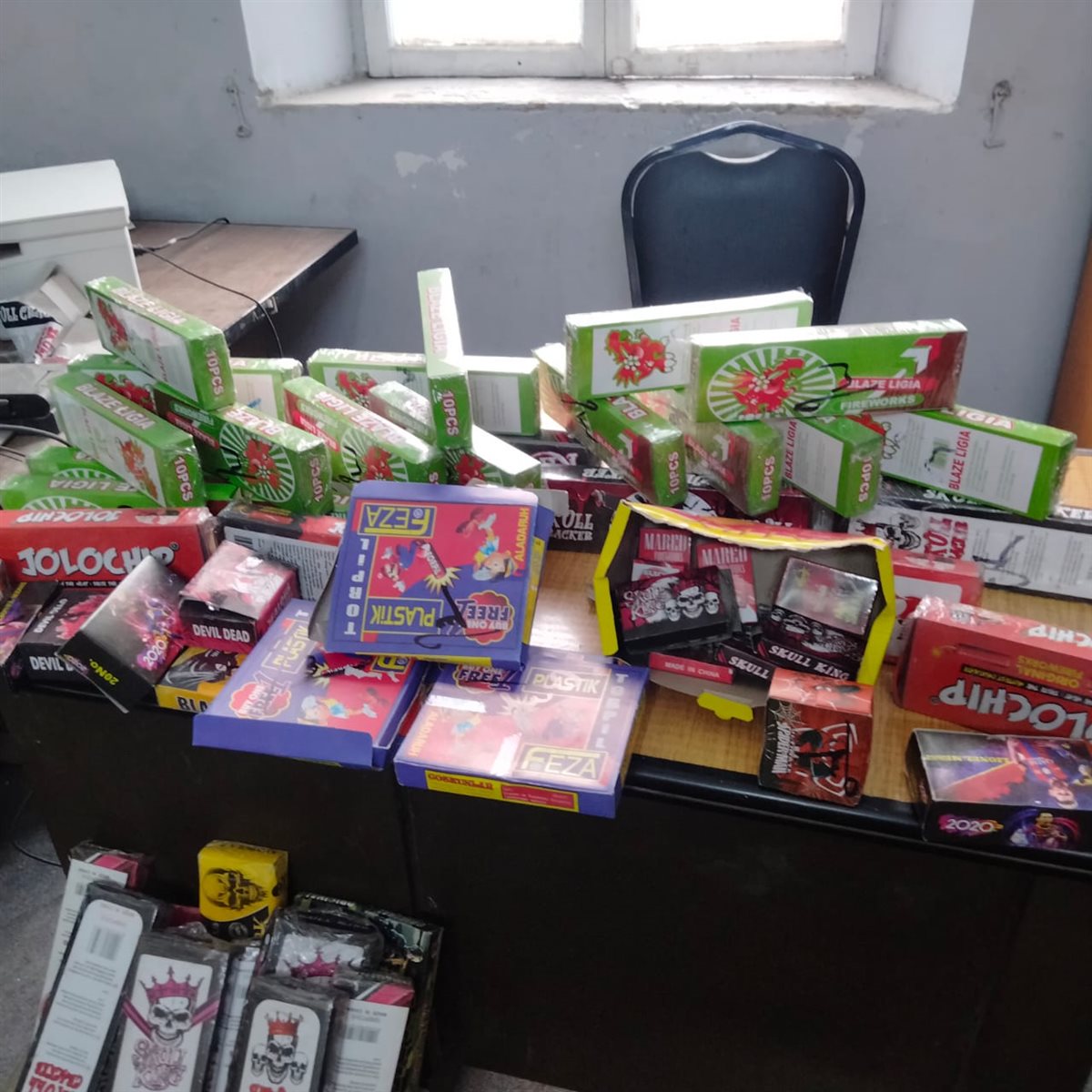 جانب من المضبوطات خلال الحملات،فيتو