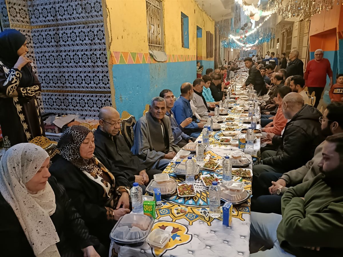 افطار جماعي لاهالي قرية بالقليوبية،فيتو