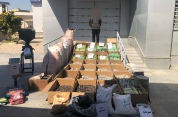 ضبط مليون قطعة ألعاب نارية مختلفة داخل ورشة لتصنيع الألعاب النارية فى الشواشنة<br> 