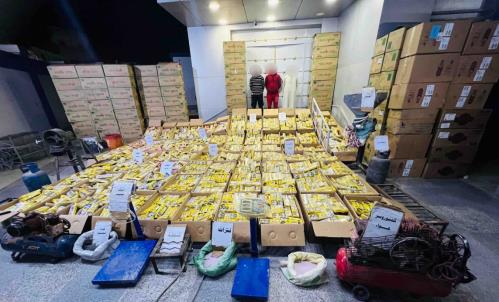 إحباط محاولة إغراق الأسواق بـ 12 مليون قطعة ألعاب نارية فى الفيوم 