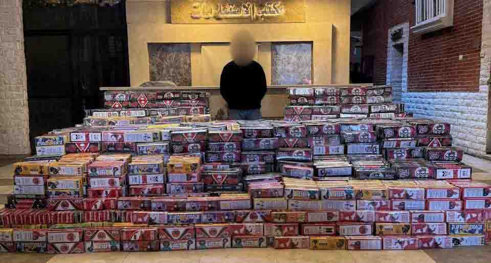  الداخلية تضبط أكثر من 60 مليون قطعة ألعاب نارية منذ بداية شهر رمضان، فيتو