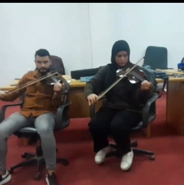 جانب من الاستعدادات للحفل،فيتو