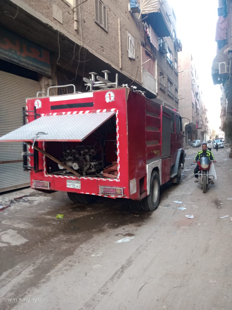 السيطرة علي حريق في برج محمول بالقليوبية،فيتو