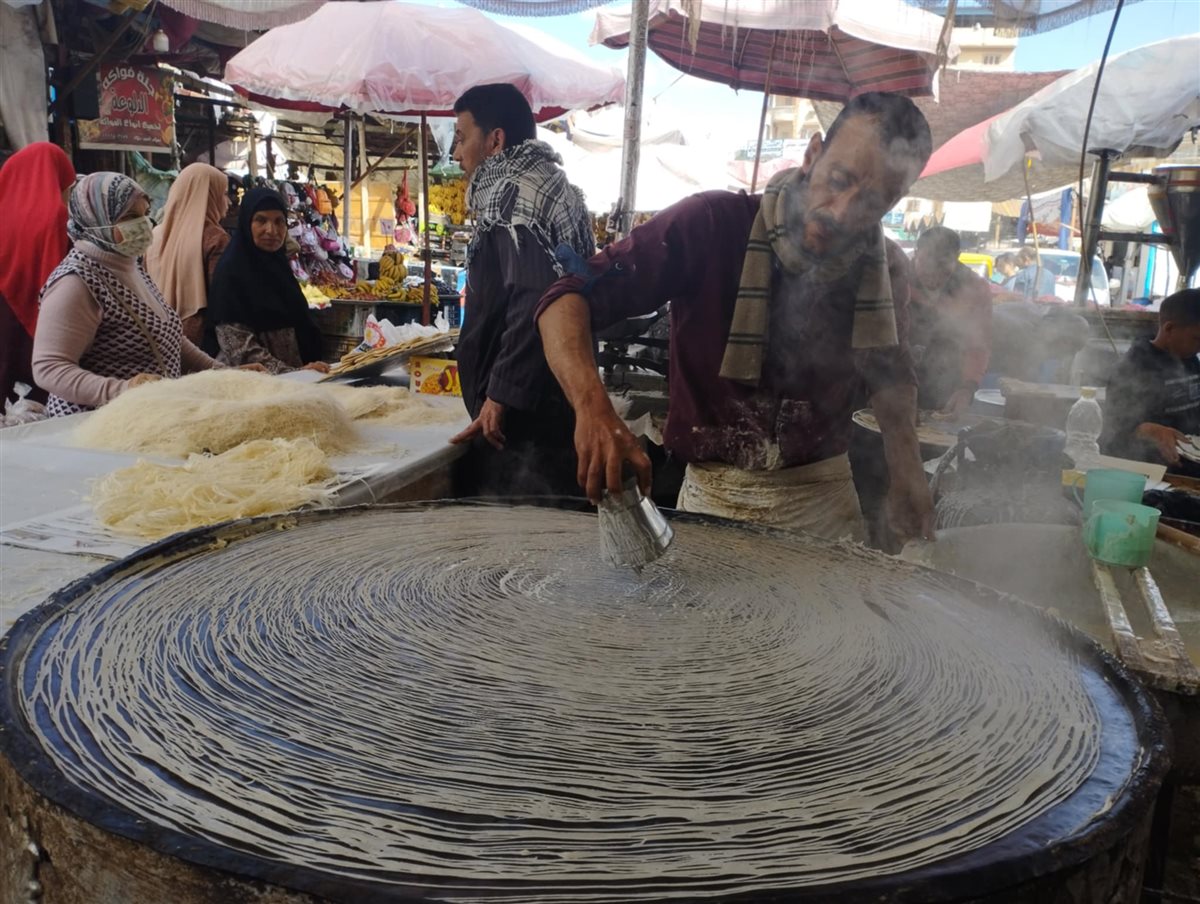 صناعة الكنافة اليدوية بالبحيرة، فيتو