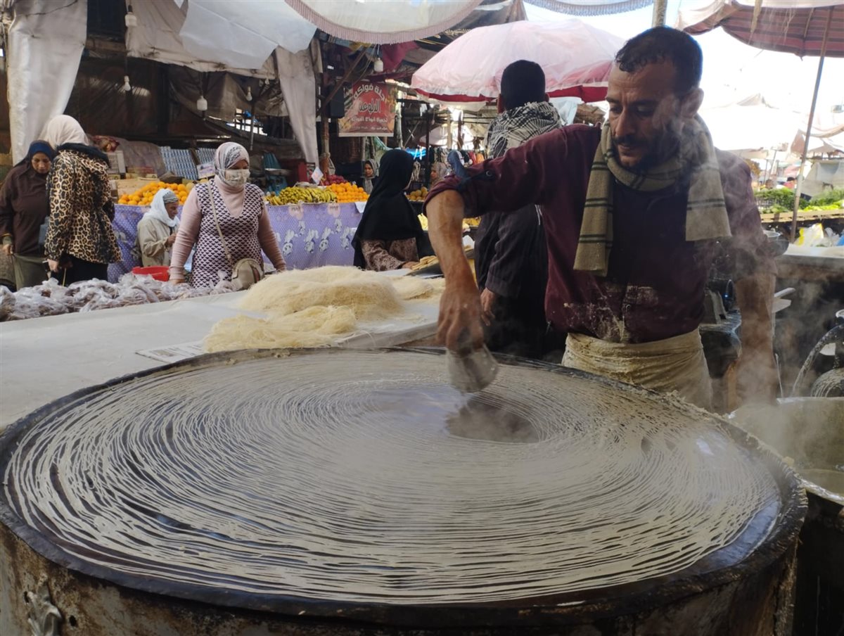 صناعة الكنافة اليدوية بالبحيرة، فيتو