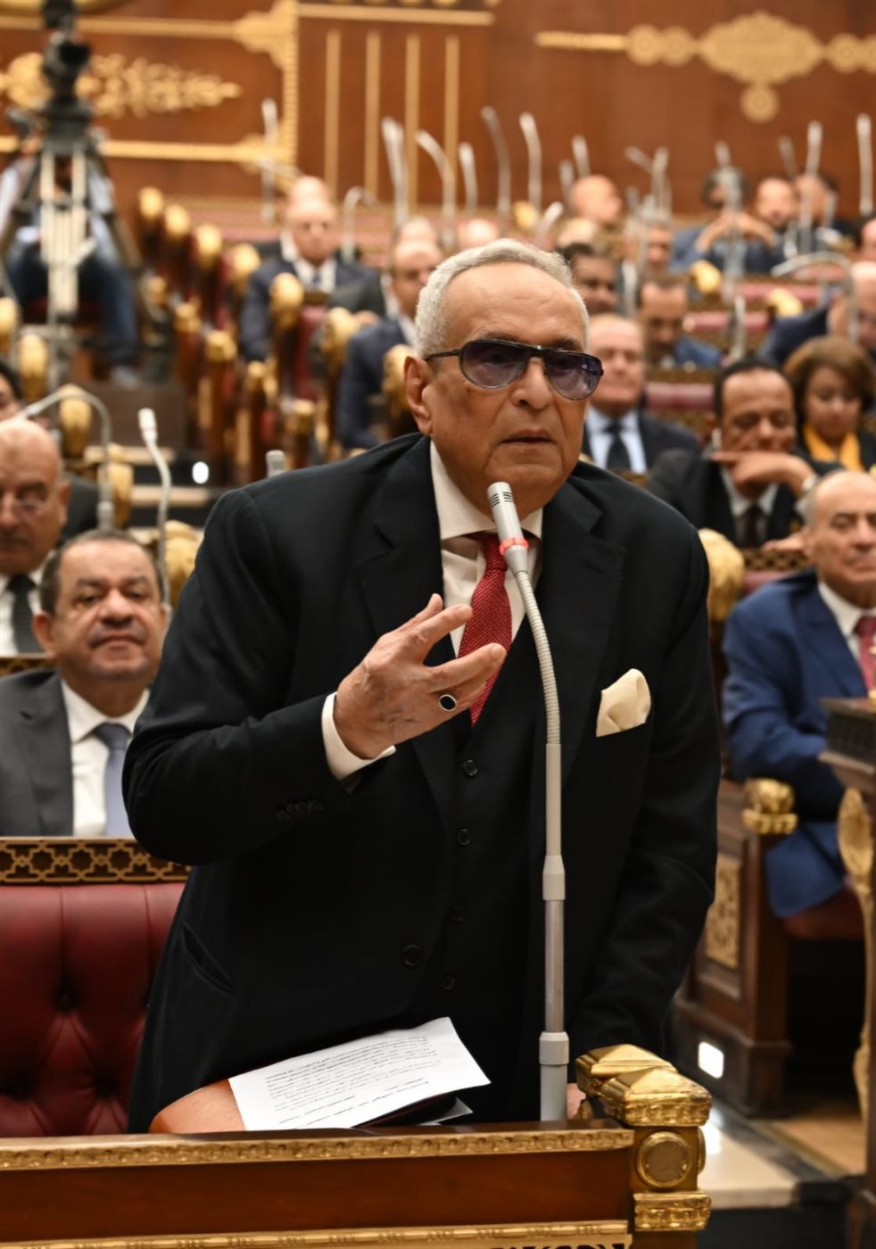 المستشار بهاء أبو شقة وكيل مجلس الشيوخ 