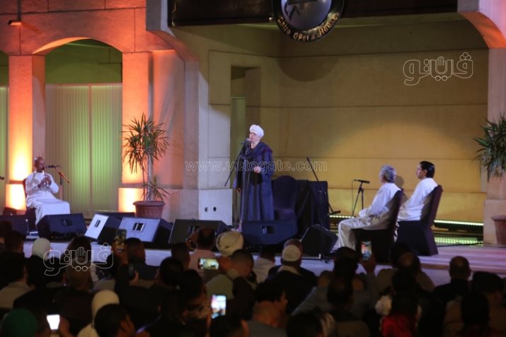 إقبال جماهيري كبير، الشيخ ياسين التهامى يبدع بأنشودة أنا المحب بالأوبرا (14)