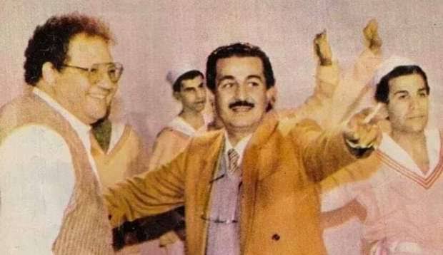 فهمى عبد الحميد مع يحيى الفخرانى فى الفوازير