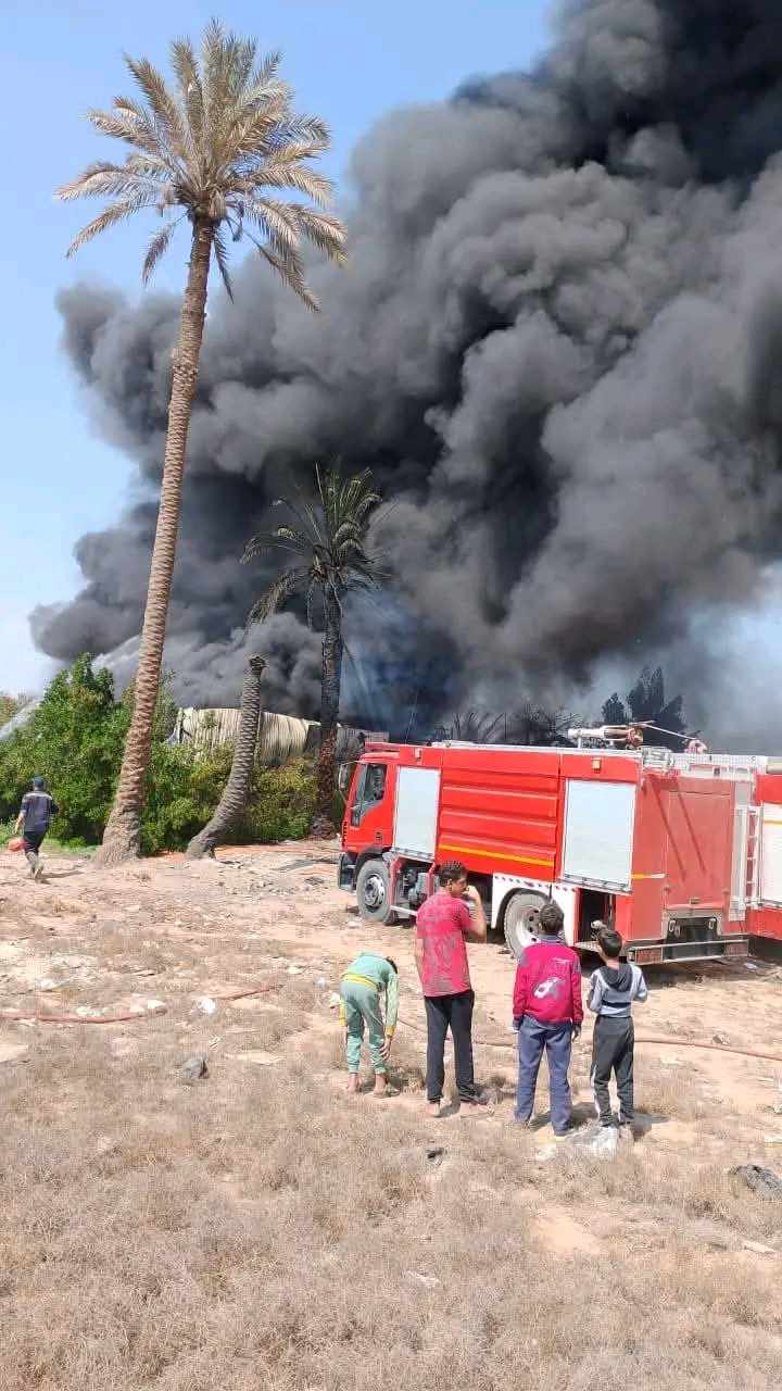 السيطرة على حريق مصنع كيم بالشرقية