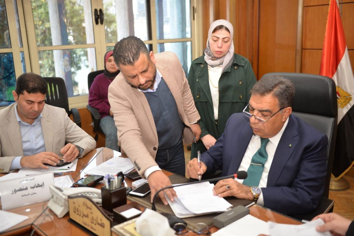 جانب من لقاء اللواء طارق مرزوق <a href=