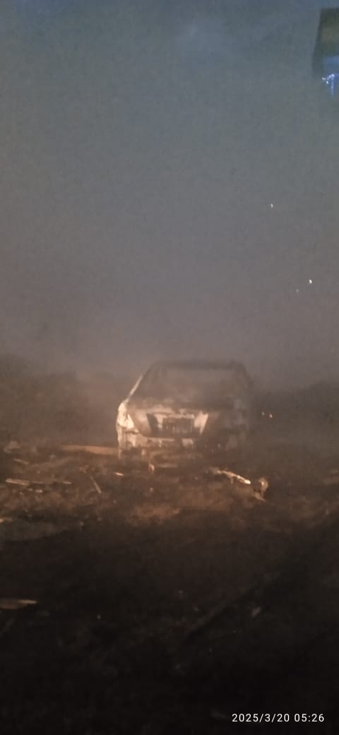 السيطرة علي حريق هائل بجراج بالخصوص،فيتو