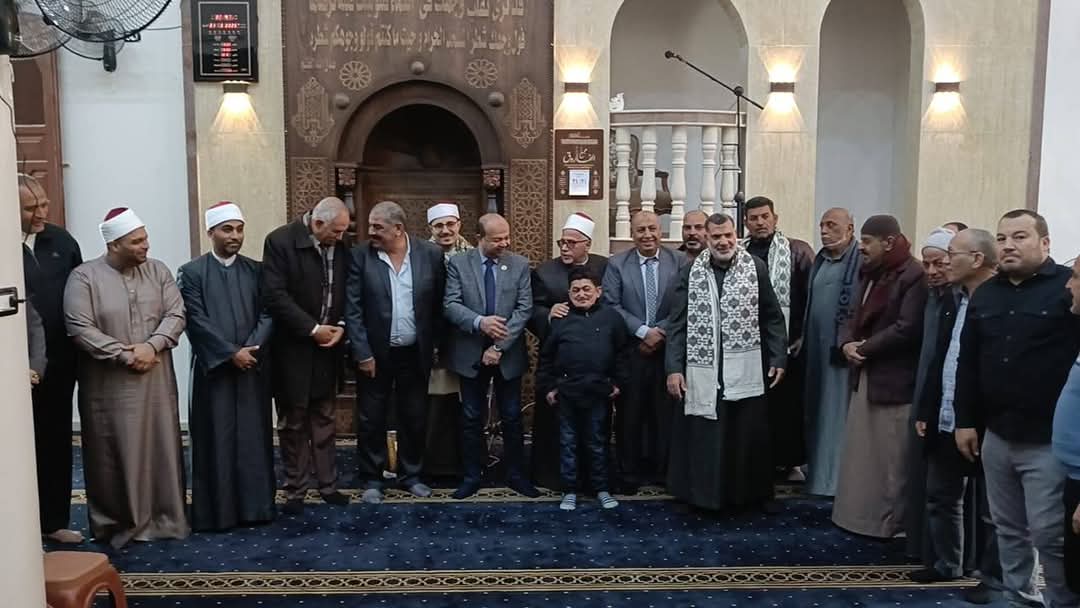 افتتاح مسجد الفاروق بكفر البطيخ بحضور قيادات تنفيذية وبرلمانية