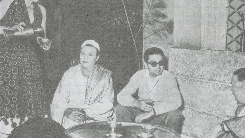 عبد العزيز محمود فى أحد سهرات رمضان مع أحمد بدرخان وزوزو نبيل 