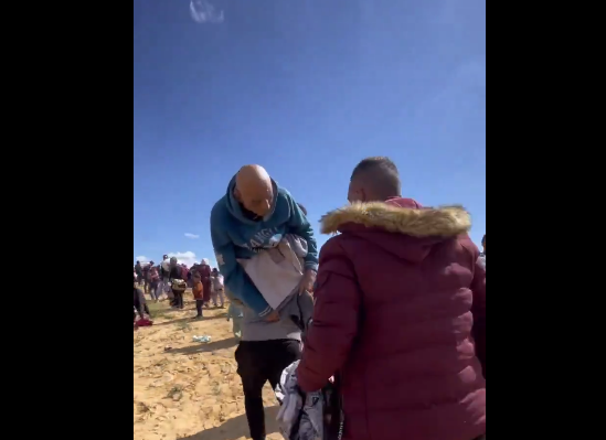 نزوح أهل غزة بسبب القصف الإسرائيلي، فيتو