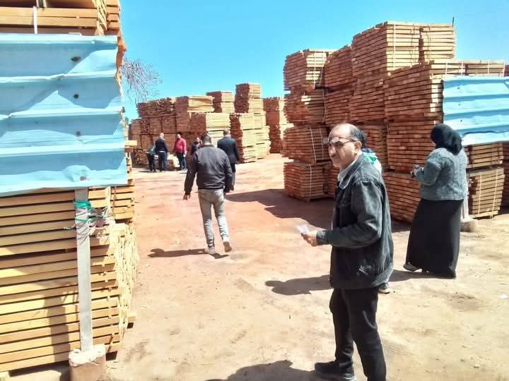 حملة مكبرة بطريق شطا – بورسعيد، استهدفت إزالة التعديات وتحقيق الانضباط بالطريق العام 