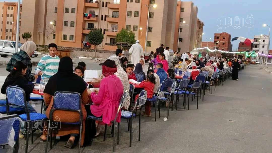 فرحة اللمة مع العائلات والجيران،الشراقوة ينظمون موائد إفطار جماعية،فيتو5